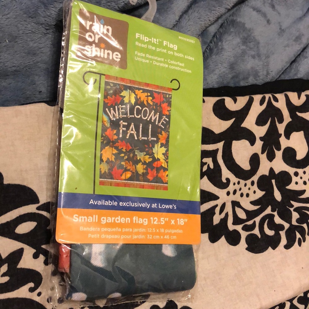 Flip it flag!! Welcome fall